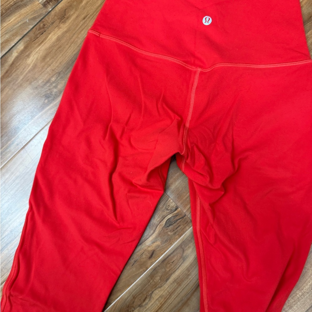 Lululemon Align Leggings 28” in Red Hot Heat High Rise